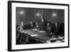 Clarence Darrow, Speaking to Congress Against Capital Punishment in 1926-null-Framed Photo