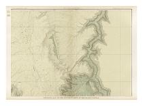 Grand Canyon: Geologic Map of the Southern Kaibab Plateau (Part II, North-East), c.1882-Clarence E^ Dutton-Stretched Canvas