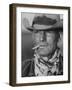 Clarence Hailey Long, Texas Cowboy-Leonard Mccombe-Framed Photographic Print