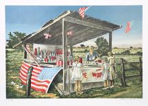 Outside the Limits (Fireworks Stand)-Clarence Holbrook Carter-Collectable Print