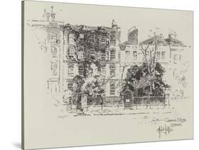 Clarence House in Clapham-Herbert Railton-Stretched Canvas