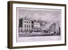 Clarence Terrace, Regent's Park, Marylebone, London, 1827-Thomas Barber-Framed Giclee Print