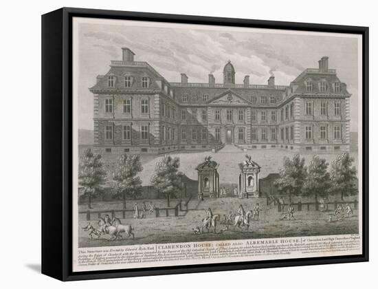 Clarendon House, also known as Albemarle House-null-Framed Stretched Canvas