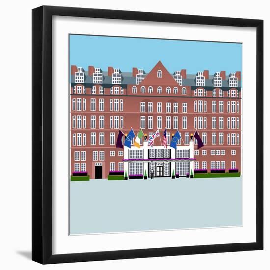 Claridges Hotel-Claire Huntley-Framed Giclee Print