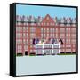 Claridges Hotel-Claire Huntley-Framed Stretched Canvas