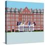 Claridges Hotel-Claire Huntley-Stretched Canvas