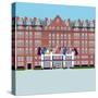 Claridges Hotel-Claire Huntley-Stretched Canvas