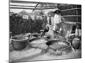 Clarifying Sugar Cane Juce, Annam, Vietnam, 1922-null-Mounted Giclee Print