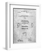 Clarinet 1894 Patent-Cole Borders-Framed Art Print