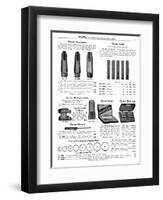 Clarinet Accessories, Wurlitzer-null-Framed Art Print