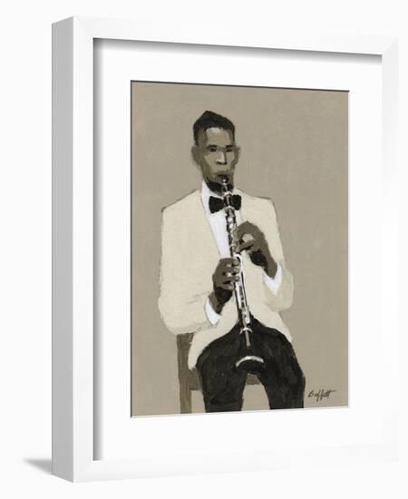 Clarinet Player-William Buffett-Framed Art Print