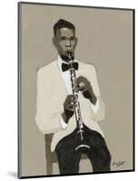 Clarinet Player-William Buffett-Mounted Art Print