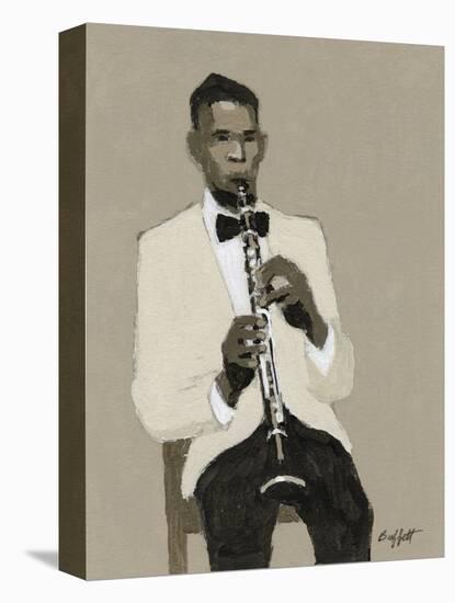 Clarinet Player-William Buffett-Stretched Canvas