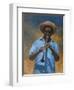 Clarinet Player-Michael Jackson-Framed Giclee Print