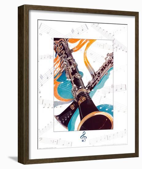 Clarinet-A^^ Cromwell-Framed Art Print