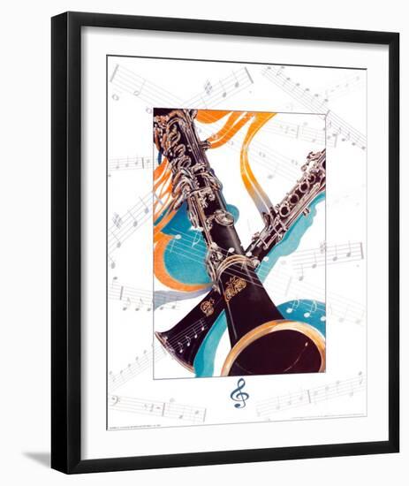 Clarinet-A^^ Cromwell-Framed Art Print