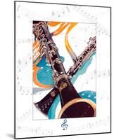 Clarinet-A^^ Cromwell-Mounted Art Print