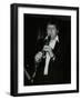 Clarinetist John Denman Playing at the Bass Clef, London, 1985-Denis Williams-Framed Photographic Print