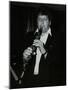 Clarinetist John Denman Playing at the Bass Clef, London, 1985-Denis Williams-Mounted Photographic Print