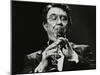 Clarinetist Johnny Mince, Stevenage, Hertfordshire, 1984-Denis Williams-Mounted Photographic Print