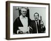 Clarinetists Terry Lightfoot and Peanuts Hucko, Potters Bar, Hertfordshire, 1986-Denis Williams-Framed Photographic Print