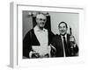 Clarinetists Terry Lightfoot and Peanuts Hucko, Potters Bar, Hertfordshire, 1986-Denis Williams-Framed Photographic Print