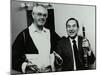 Clarinetists Terry Lightfoot and Peanuts Hucko, Potters Bar, Hertfordshire, 1986-Denis Williams-Mounted Photographic Print