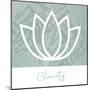 Clarity Lotus-Savannah Miller-Mounted Art Print