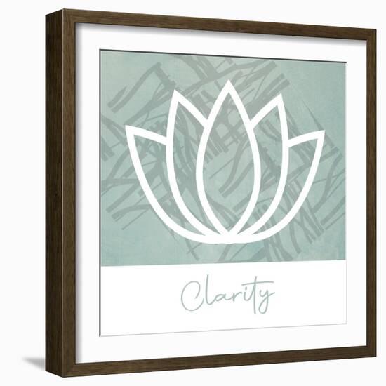 Clarity Lotus-Savannah Miller-Framed Art Print