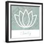 Clarity Lotus-Savannah Miller-Framed Art Print