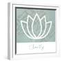 Clarity Lotus-Savannah Miller-Framed Art Print