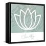 Clarity Lotus-Savannah Miller-Framed Stretched Canvas