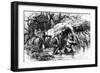 Clark and His Soldiers Crossing the Wabash, C1778-1779-null-Framed Giclee Print