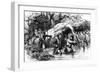 Clark and His Soldiers Crossing the Wabash, C1778-1779-null-Framed Giclee Print