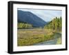 Clark Fork River in the Fall, at Tarkio, Rocky Mountains, West Montana, USA-Robert Francis-Framed Photographic Print