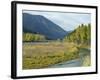 Clark Fork River in the Fall, at Tarkio, Rocky Mountains, West Montana, USA-Robert Francis-Framed Photographic Print