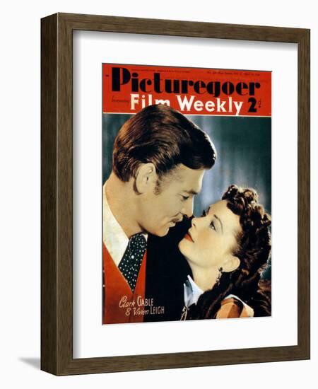 Clark Gable (1901-1960) and Vivien Leigh (1913-1967), actors, 1940. Artist: Unknown-Unknown-Framed Photographic Print