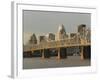 Clark Memorial Bridge, Louisville, Kentucky, USA-Walter Bibikow-Framed Photographic Print