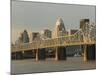 Clark Memorial Bridge, Louisville, Kentucky, USA-Walter Bibikow-Mounted Photographic Print