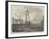 Clarke and Varley's Atmospheric Pile-Driving Machine-null-Framed Giclee Print