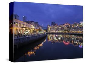 Clarke Quay, Singapore-Rex Butcher-Stretched Canvas