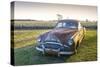 Clarksdale, Mississippi, Cotton Field, Vintage Buick Super (1950)-John Coletti-Stretched Canvas