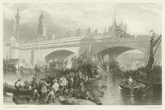 The Opening of New London Bridge-Clarkson R.A. Stanfield-Giclee Print