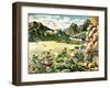 Clash Between the Guerrillas of Formosa and the Japanese Troops, 1895-null-Framed Giclee Print