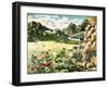 Clash Between the Guerrillas of Formosa and the Japanese Troops, 1895-null-Framed Giclee Print