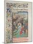 Clash of the Army of the Barons and the Saracens, 1460s-null-Mounted Giclee Print