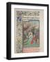 Clash of the Army of the Barons and the Saracens, 1460s-null-Framed Giclee Print