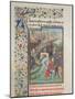 Clash of the Army of the Barons and the Saracens, 1460s-null-Mounted Giclee Print