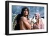 CLASH OF THE TITANS, 1981 directed by DESMOND DAVIS Harry Hamlin and Judi Bowker (photo)-null-Framed Photo