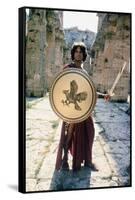 CLASH OF THE TITANS, 1981 directed by DESMOND DAVIS Harry Hamlin is Perseus (photo)-null-Framed Stretched Canvas